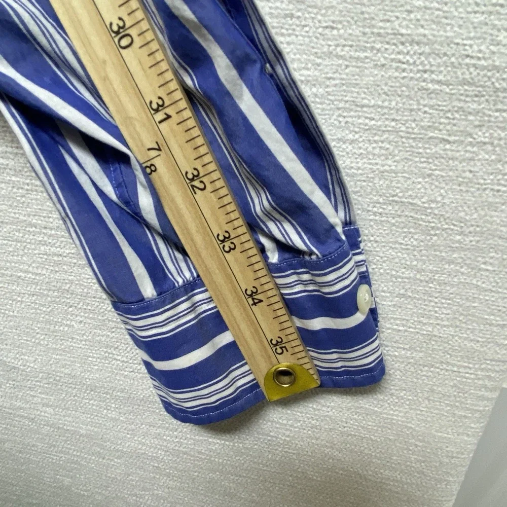 Polo Ralph Lauren Alcott Button Down Shirt‎ Mens 17 1/2 (36/37) Striped Pony